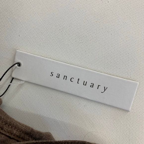 Sanctuary Muse Linen Brown Shorts Tie Belted High Waist Revolve New Tags XS - Picture 5 of 5